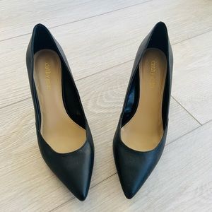 Cathy Jean Black Classic Heels